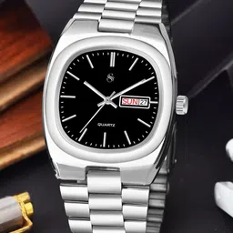 Shocknshop Unisex Stainless Steel Straps Analogue Multi Function Watch WCH149Black-48