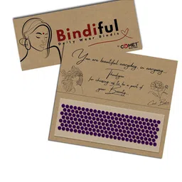 Comet Busters Bindiful Traditional Bindi - Purple image 1
