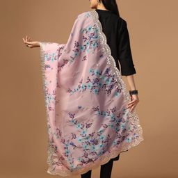 Kaizen TEXO FAB Printed Organza Dupatta image 3