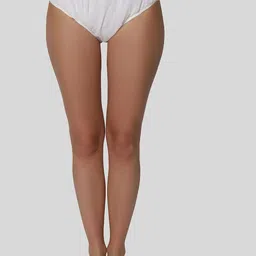 Glamoras Pack Of 20 Disposable Mid-Rise Hipster Briefs GLDISP-PANTY-WHITE-PACKOF20-picture-41
