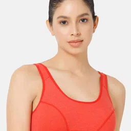 NAIDU HALL Full Coverage Cut And Sew Non Padded Cotton Workout Bra With All Day Comfort-picture-24