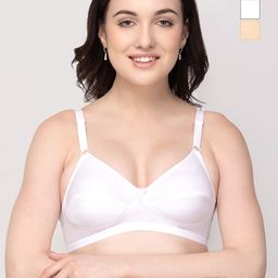 Floret Pack Of 2 Cotton Bra-picture-24