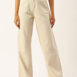 Bene Kleed Women High-Rise Carpenter Style Relaxed Fit Pure Cotton Jeans-image-63