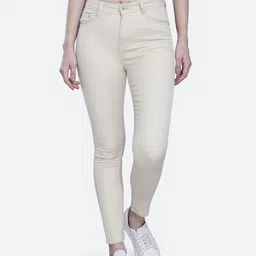 FCK-3 Women Cream Frisky Relaxed Fit High-Rise Stretchable Cotton Jeans-image-52