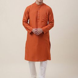 Fabindia Mandarin Collar Straight Kurta-image-53