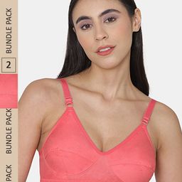 KOMLI Pack Of 3 Non Padded Everyday Bra-image-3