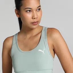 Puma Slim-Fit Lightly Padded Moisture Wicking Workout Bra-32