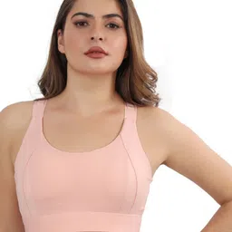 Bella Voste Lightly Padded Rapid-Dry High Support Workout Bra-360 Degree Support-image-37