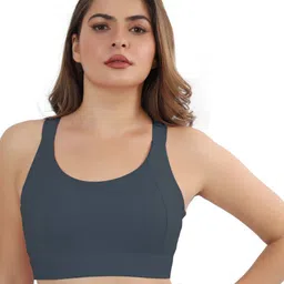 Bella Voste Lightly Padded Rapid-Dry High Support Workout Bra- Moisture Wicking-image-36