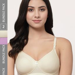 Docare Pack Of 2 Full Coverage Lightly Padded Cotton Bra-image-59