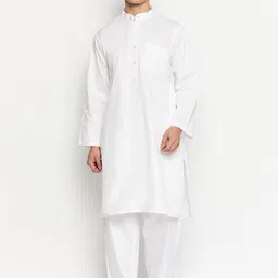 NABIA Men Checked Mirror Work Kurta-picture-29