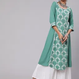 AKS Couture Ethnic Motifs Embroidered Thread Work Kurta-image-18