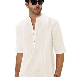 Anouk Mandarin Collar Roll Up Sleeves Straight Kurta-image-16