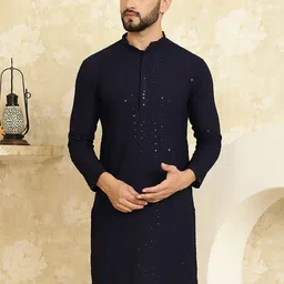 SOJANYA Floral Embroidered Pure Cotton Thread Work Kurta-picture-58