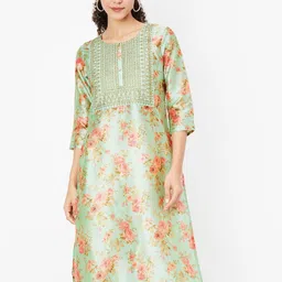 max Women Floral Printed Thread Work Kurta-picture-57