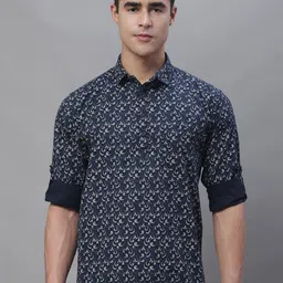 Majestic Man Ethnic Motifs Printed Pure Cotton Short Kurta-picture-21