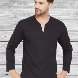 even Men Thread Work Kurta-image-1