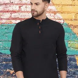 even Men Thread Work Kurta-image-2