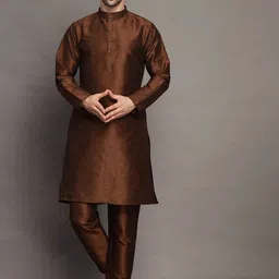 Utsav Fashion Men Thread Work Kurta-image-23