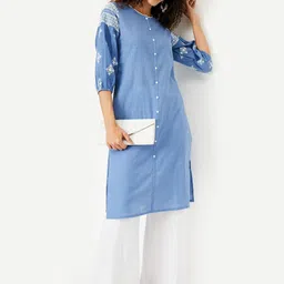 max Women Flared Sleeves Thread Work Kurta-picture-55