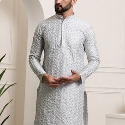 SOJANYA Ethnic Motifs Embroidered Kurta-image-52
