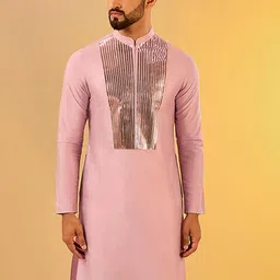 KISAH Striped Yoke Design Gotta Patti Kurta-picture-46