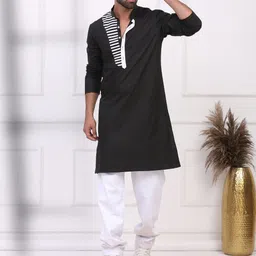 MIDAV Yoke Design Thread Work Kurta-image-94