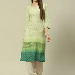 Rangriti Floral Printed Kurta-32