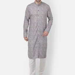 TABARD Men Cotton Printed Kurta-image-88