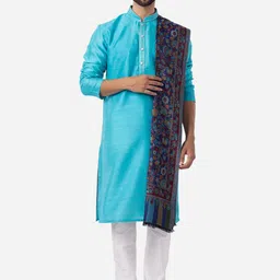THE KURTA COMPANY Mandarin Collar Straight Kurta-image-82