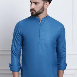 SOJANYA Mandarin Collar Straight Kurta-picture-45