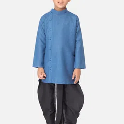 TABARD Boys Blue Cotton Kurta-picture-18