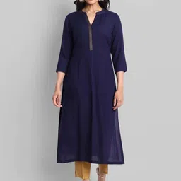 Mera Rang Band Collar Straight Kurta-picture-14