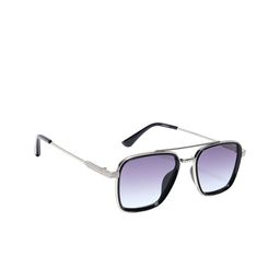 Eyejack Unisex Wayfarer Sunglasses with UV Protected Lens B80802CL835-14