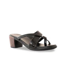 Khadims Women Embellished Block Heel Slip On Sandals-23