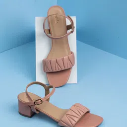 Inc 5 Women Square Toe Block Sandals With Buckle Closure-20
