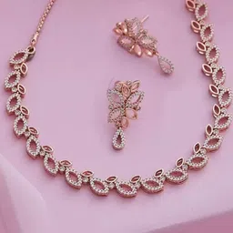 Anouk Set Of 3 Gold-Plated Artificial Stones Studded Jewellery Set image 3