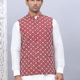 Jompers Embroidered Nehru Jackets-24