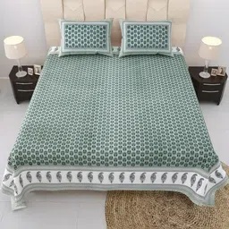 Doristyle Unisex Green Bedsheets-picture-47