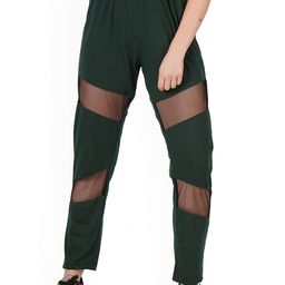 Fashionable Women Cotton Mid-Rise Track Pants-image-80