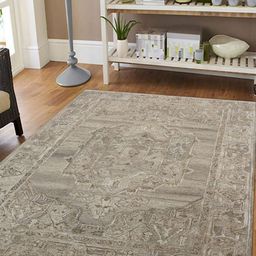 saraswatii global Camel Brown Ethnic Motifs Hand-Tufted Woollen Carpet-picture-44