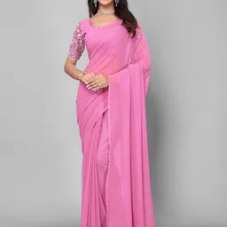 DHRUTI CREATION Pure Georgette Saree-picture-24
