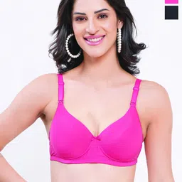 Reveira Women Pack of 2 Medium Coverage Heavily Padded and Non-Wired Bra-51