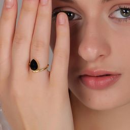 Dua Black Brass Finger Ring-image-26