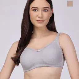 Floret Pack Of 2 Non Padded Full Coverage T-shirt Bra-35