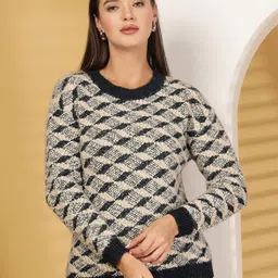 Juelle Women Checked Pullover-image-16
