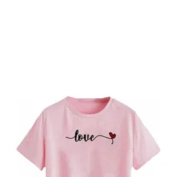 Girls Casual Cotton Blend Crop Top (Pink, Pack of 1)-image-27