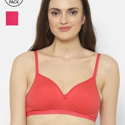 Floret Pack of 2 Bra Lightly Padded-57