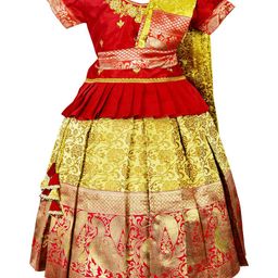 AMIRTHA FASHION Girls Ready to Wear Lehenga &-40