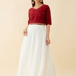 Maybell Embroidered Ready to Wear Lehenga & Choli-image-13